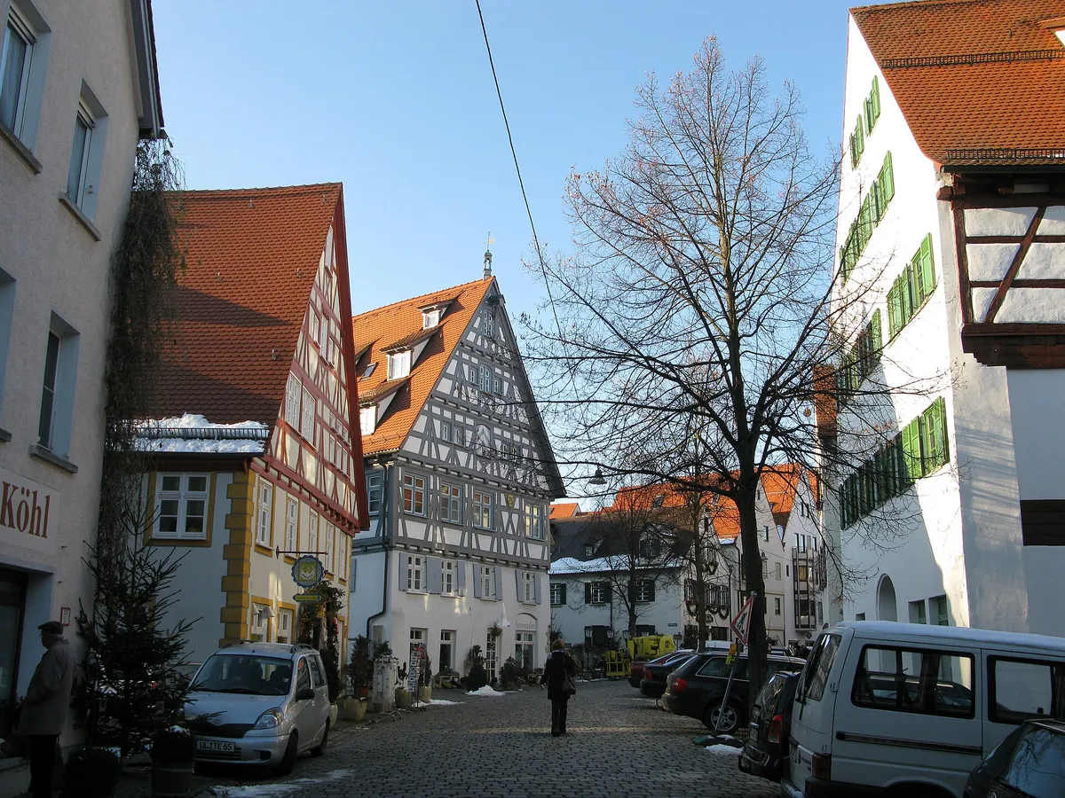 Fischerviertel an der Blau in Ulm