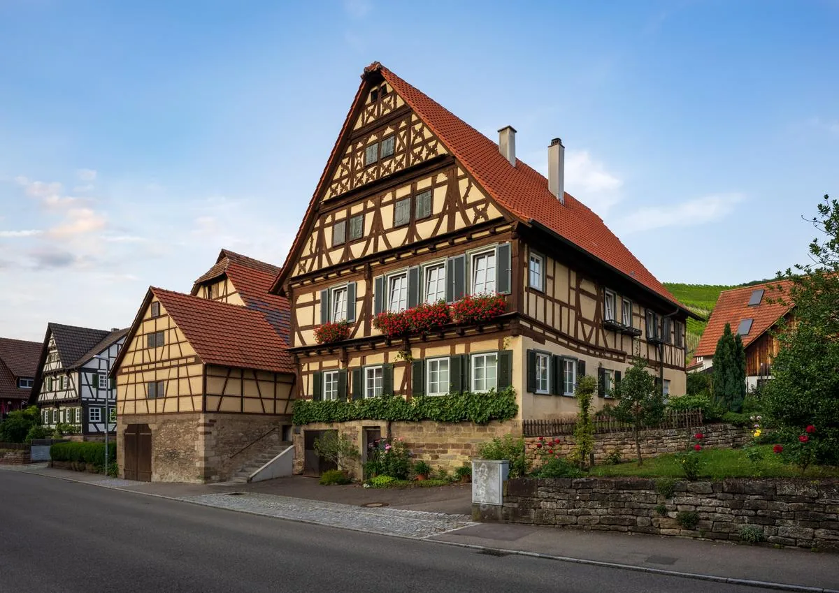 Fachwerkhaus im Ortskern von Weinstadt-Strümpfelbach